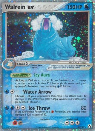 Walrein ex - Holofoil Legend Maker - Ultra Rare