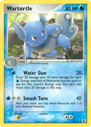 Wartortle - Reverse Holofoil FireRed & LeafGreen - Uncommon