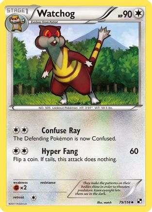 Watchog - Reverse Holofoil Black and White - Uncommon