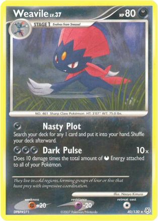 Weavile Diamond and Pearl - Rare