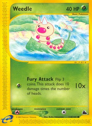 Weedle (114) Skyridge - Common