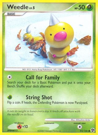Weedle Great Encounters - Common