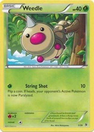 Weedle Kalos Starter Set - Common