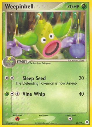 Weepinbell - Reverse Holofoil Legend Maker - Uncommon