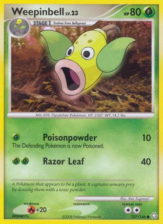 Weepinbell - Reverse Holofoil Legends Awakened - Common