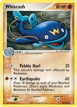 Whiscash - Reverse Holofoil Holon Phantoms - Uncommon