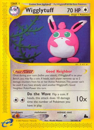 Wigglytuff Skyridge - Rare