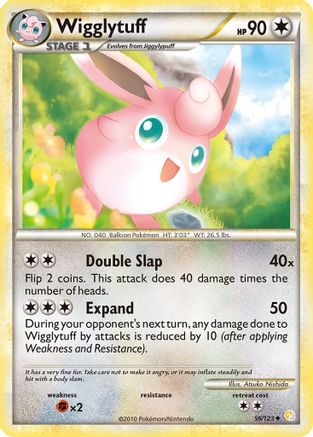 Wigglytuff 056 - Reverse Holofoil HeartGold SoulSilver - Uncommon