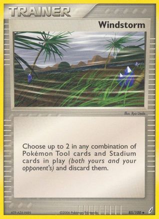 Windstorm 085 - Reverse Holofoil Crystal Guardians - Uncommon