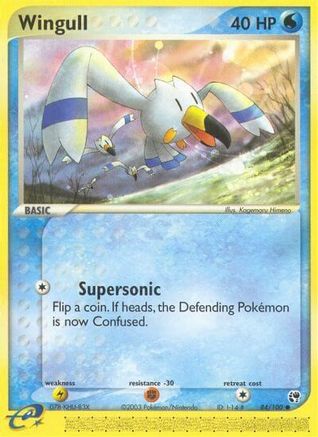 Wingull - Reverse Holofoil Sandstorm - Common