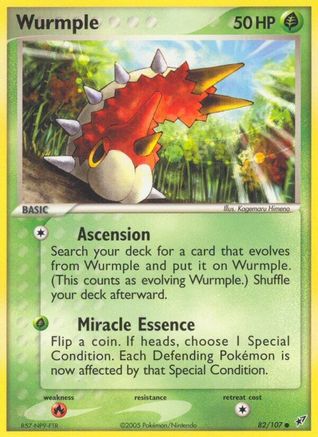 Wurmple - Reverse Holofoil Deoxys - Common