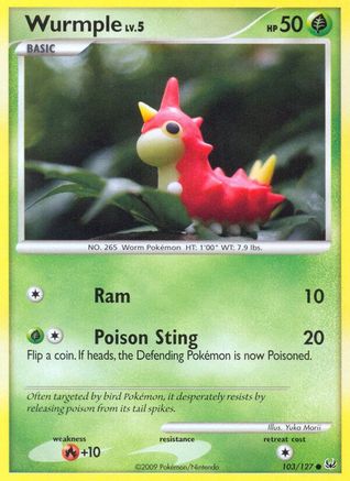 Wurmple 103 Platinum - Common