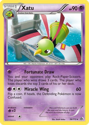 Xatu - Reverse Holofoil Legendary Treasures - Rare