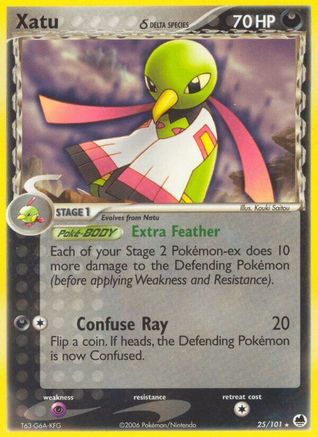 Xatu (Delta Species) 025/101 Dragon Frontiers - Rare