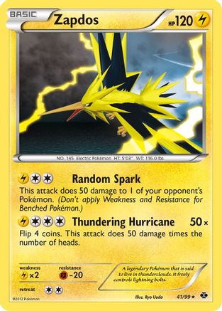 Zapdos 041 - Holofoil Next Destinies - Holo Rare