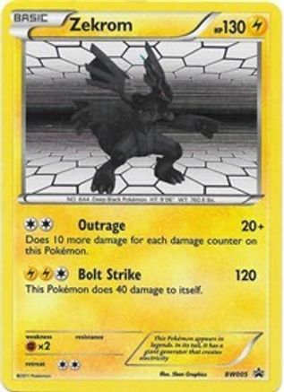 Zekrom BW005 - Holofoil Black and White Promos - Promo