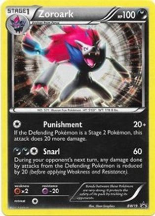 Zoroark - BW19 - Holofoil Black and White Promos - Promo