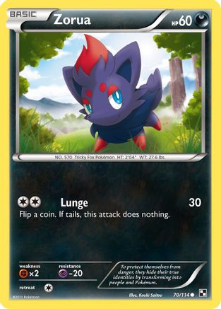 Zorua Black and White - Common