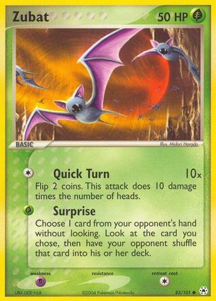 Zubat - Reverse Holofoil Hidden Legends - Common