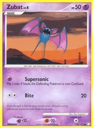 Zubat - Reverse Holofoil Mysterious Treasures - Common