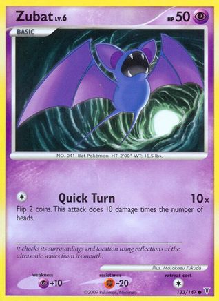 Zubat - Reverse Holofoil Supreme Victors - Common