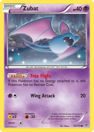 Zubat (53)/135 Plasma Storm - Common