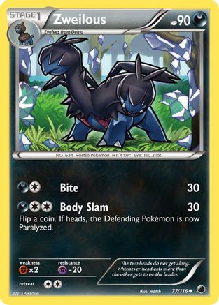 Zweilous - Reverse Holofoil Plasma Freeze - Uncommon