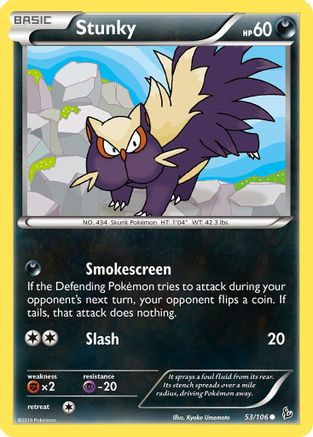 Stunky (53) (53) 053 XY Flashfire - Common