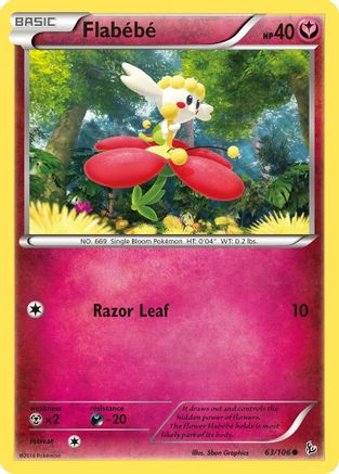 Flabebe (63) (63) 063 XY Flashfire - Common