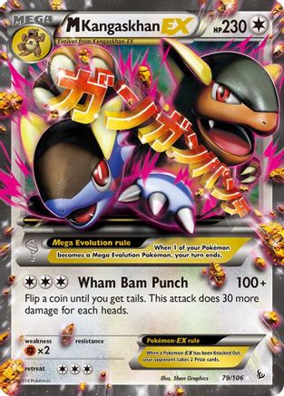 M Kangaskhan EX 079 - Holofoil XY Flashfire - Ultra Rare
