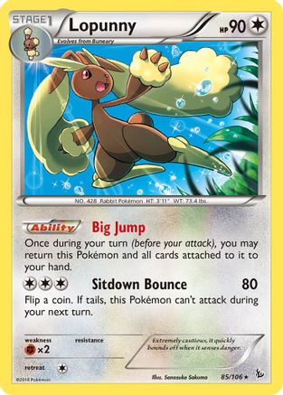 Lopunny 085 XY Flashfire - Rare