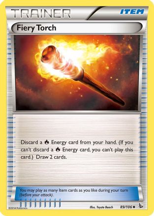 Fiery Torch 089 XY Flashfire - Uncommon