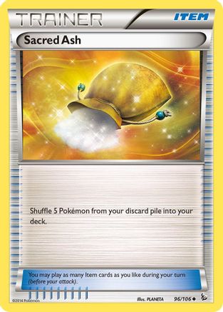 Sacred Ash 096 XY Flashfire - Uncommon