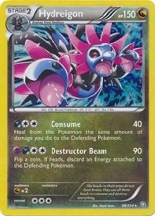 Hydreigon - 98/124 (Cracked Ice Holo)/124 - Holofoil Deck Exclusives - Holo Rare