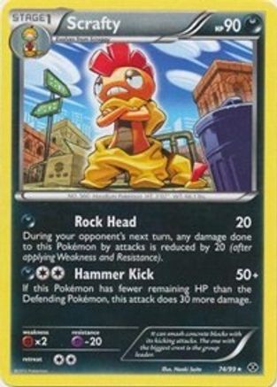 Scrafty - 74/99(Next Destinies)/099 Deck Exclusives - Rare