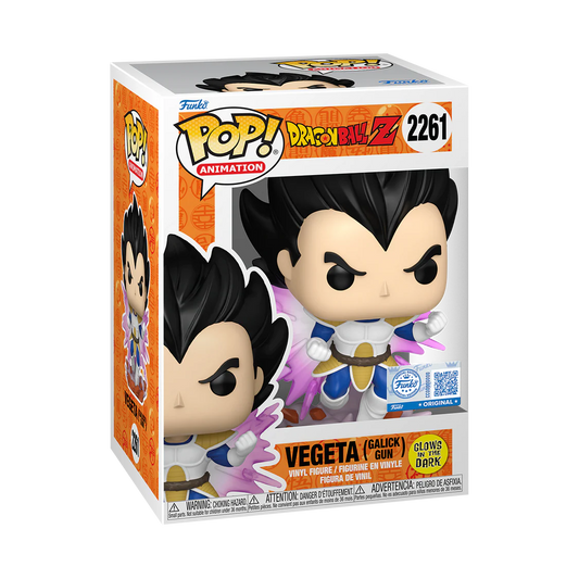 Funko Pop! Anime: Dragon Ball Z/Daima - Vegeta (Galick Gun) #2261 / Super Saiyan 3 Vegeta (Mini) #2311 *PREORDER*