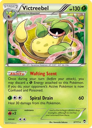 Victreebel 003 - Holofoil XY Furious Fists - Holo Rare