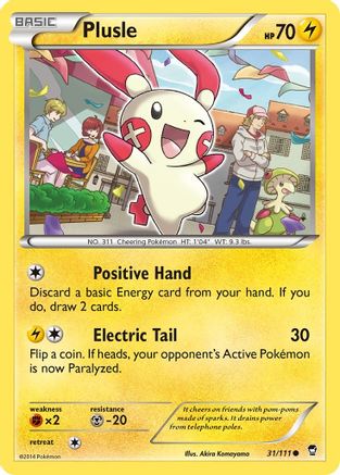 Plusle 031 XY Furious Fists - Common