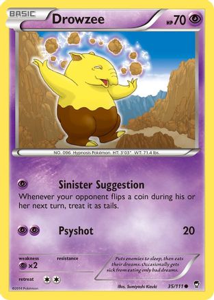 Drowzee 035 XY Furious Fists - Common