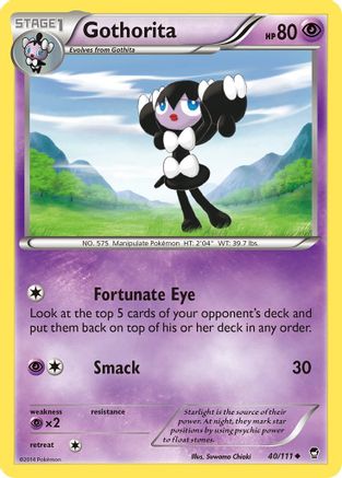 Gothorita 040 XY Furious Fists - Uncommon