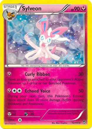 Sylveon - 72/111 (XY Furious Fists)/111 - Holofoil Deck Exclusives - Holo Rare