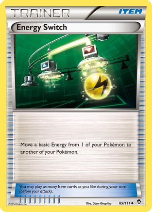 Energy Switch 089 XY Furious Fists - Uncommon