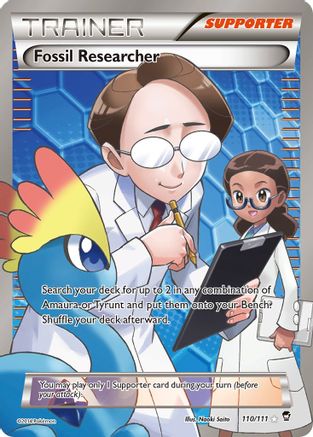 Fossil Researcher (110 Full Art) (110 Full Art) 110 - Holofoil XY Furious Fists - Ultra Rare