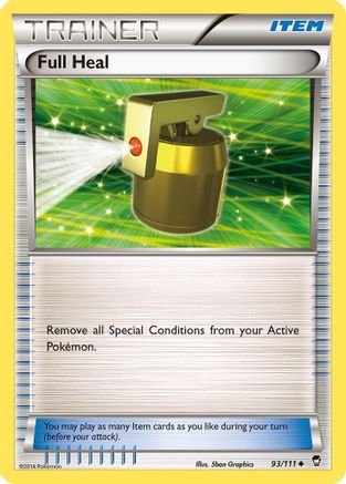 Full Heal 093 XY Furious Fists - Uncommon