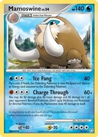 Mamoswine - 9/146 (DP Legends Awakened)/146 Deck Exclusives - Rare
