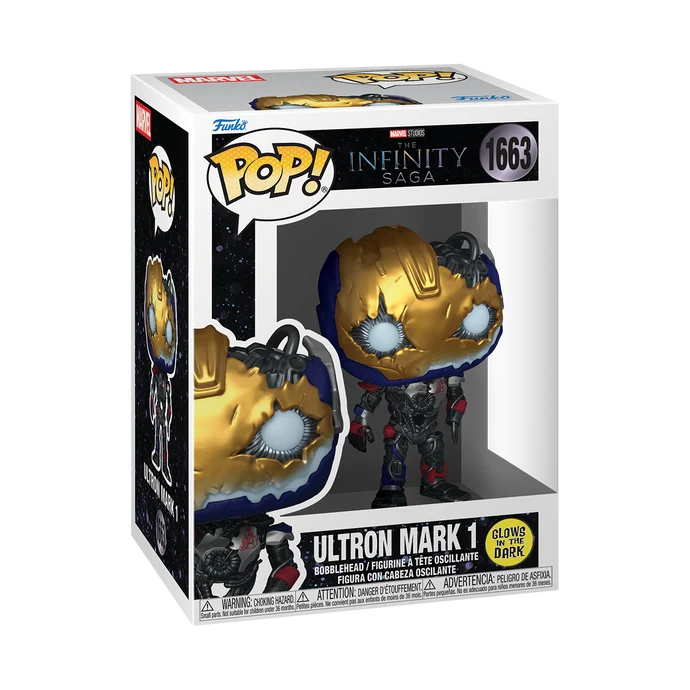 Funko Pop! Marvel: The Infinity Saga - Ultron Mark 1 (GITD) #1663 *PREORDER*