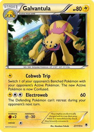 Galvantula XY Phantom Forces - Rare