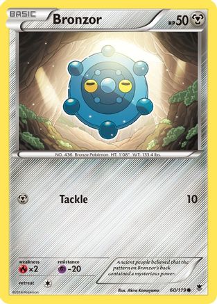 Bronzor 060 - Reverse Holofoil XY Phantom Forces - Common