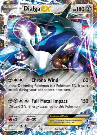 Dialga EX 062 - Holofoil XY Phantom Forces - Ultra Rare