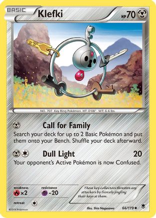 Klefki XY Phantom Forces - Uncommon